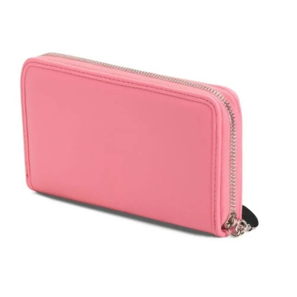 NWT~JUICY COUTURE Pink Lemonade All That Glitters Zip Wallet~